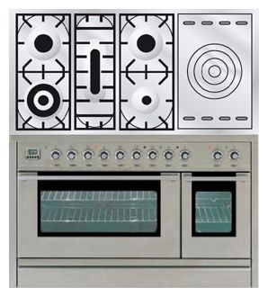 Кухонная плита ILVE PSL-120S-VG Stainless-Steel Фото, характеристики