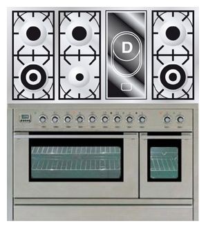 Кухонная плита ILVE PSL-120V-MP Stainless-Steel Фото, характеристики