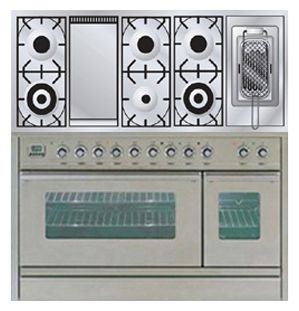 रसोई चूल्हा ILVE PSW-120FR-MP Stainless-Steel तस्वीर, विशेषताएँ