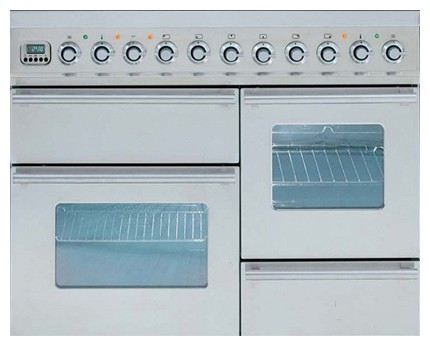Kitchen Stove ILVE PTW-100F-MP Stainless-Steel Photo, Characteristics
