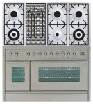 Кухонная плита ILVE PW-120B-VG Stainless-Steel 120.00x87.00x60.00 см