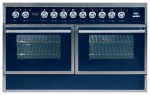 Σόμπα κουζίνα ILVE QDC-120FRW-MP Blue 120.00x87.00x60.00 cm