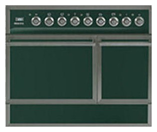 厨房炉灶 ILVE QDC-90R-MP Green 照片, 特点