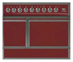 Køkken Komfur ILVE QDC-90R-MP Red 90.00x87.00x60.00 cm