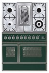 Кухонна плита ILVE QDC-90RW-MP Green 90.00x87.00x60.00 см