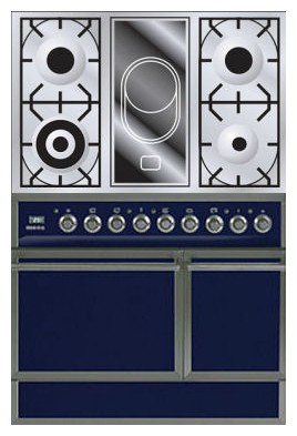 Fogão de Cozinha ILVE QDC-90V-MP Blue Foto, características