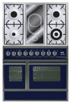 اجاق آشپزخانه ILVE QDC-90VW-MP Blue 90.00x87.00x60.00 سانتی متر