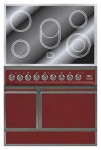 Stufa di Cucina ILVE QDCE-90-MP Red 90.00x85.00x60.00 cm