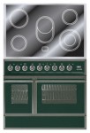 Fogão de Cozinha ILVE QDCE-90W-MP Green 90.00x85.00x60.00 cm