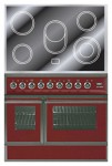 Кухонна плита ILVE QDCE-90W-MP Red 90.00x85.00x60.00 см