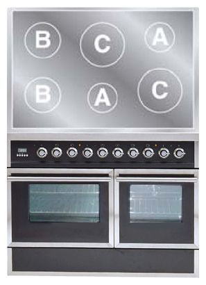 Кухонная плита ILVE QDCI-100W-MW Matt Фото, характеристики