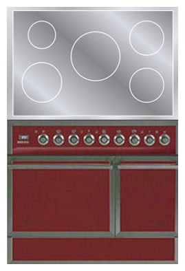 रसोई चूल्हा ILVE QDCI-90-MP Red तस्वीर, विशेषताएँ