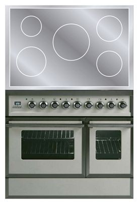 रसोई चूल्हा ILVE QDCI-90W-MP Antique white तस्वीर, विशेषताएँ