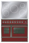 Stufa di Cucina ILVE QDCI-90W-MP Red 90.00x85.00x60.00 cm
