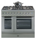 Estufa de la cocina ILVE TD-90FL-VG Stainless-Steel 90.00x90.00x60.00 cm
