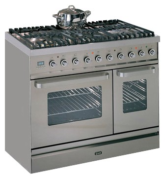 Kitchen Stove ILVE TD-90W-VG Stainless-Steel Photo, Characteristics