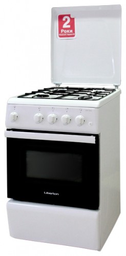 Estufa de la cocina Liberton LCGG 5540 W Foto, características