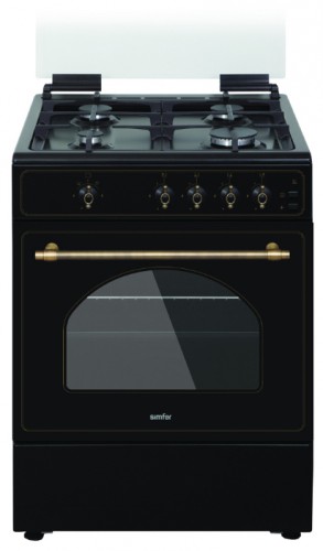 厨房炉灶 Simfer F66GL42001 照片, 特点