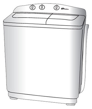 Mașină de spălat Binatone WM 7580 fotografie, caracteristici