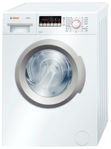 çamaşır makinesi Bosch WAB 20260 ME fotoğraf, özellikleri