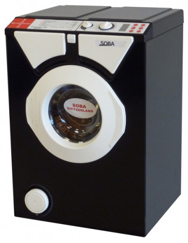 çamaşır makinesi Eurosoba 1000 Sprint Plus Black and White fotoğraf, özellikleri