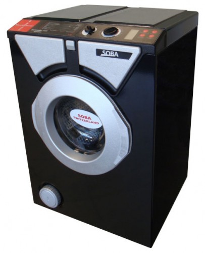 çamaşır makinesi Eurosoba 1100 Sprint Plus Black and Silver fotoğraf, özellikleri