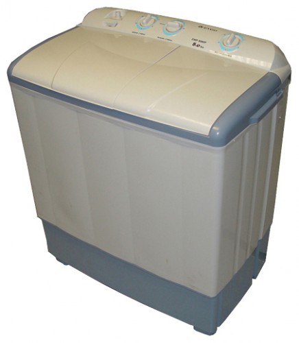 เครื่องซักผ้า Evgo EWP-8080P รูปถ่าย, ลักษณะเฉพาะ