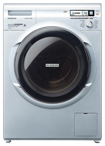 Tvättmaskin Hitachi BD-W70PV MG Fil, egenskaper