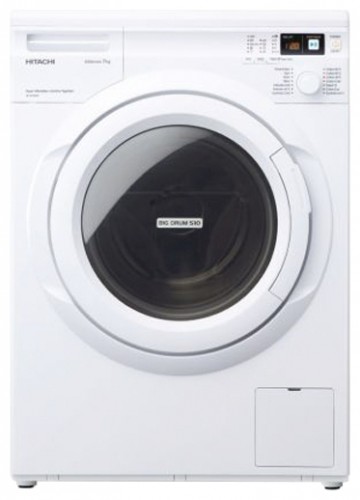 çamaşır makinesi Hitachi BD-W80PSP WH fotoğraf, özellikleri