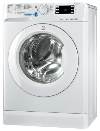 Tvättmaskin Indesit NWK 8128 L Fil, egenskaper
