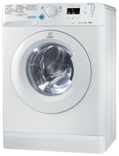 เครื่องซักผ้า Indesit NWS 7105 GR รูปถ่าย, ลักษณะเฉพาะ