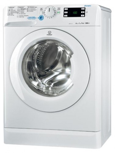 çamaşır makinesi Indesit NWSK 6125 fotoğraf, özellikleri