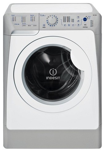 çamaşır makinesi Indesit PWC 7128 S fotoğraf, özellikleri