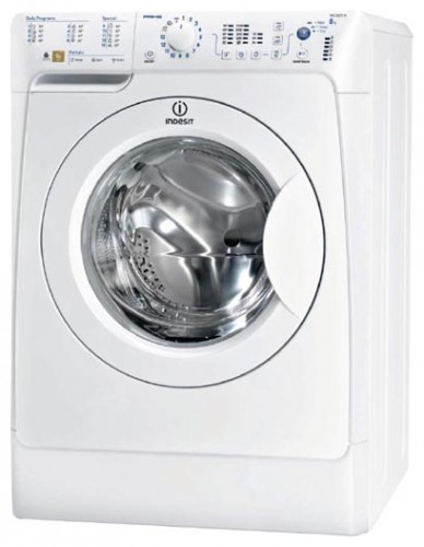 Tvättmaskin Indesit PWC 81272 W Fil, egenskaper