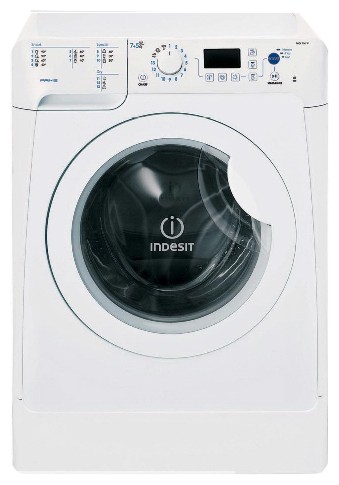 वॉशिंग मशीन Indesit PWDE 7145 W तस्वीर, विशेषताएँ