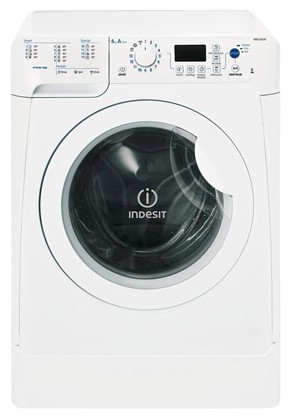 çamaşır makinesi Indesit PWSE 61270 W fotoğraf, özellikleri