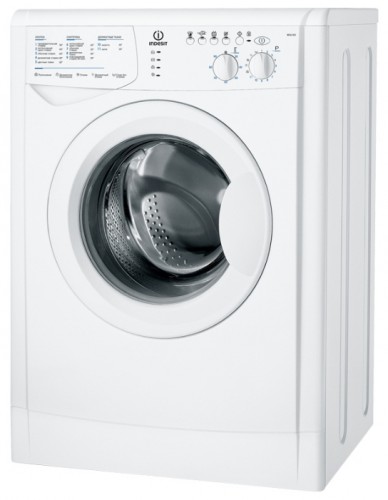 Máquina de lavar Indesit WISL 105 Foto, características