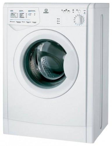 Tvättmaskin Indesit WISN 61 Fil, egenskaper