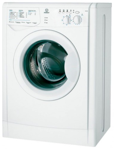çamaşır makinesi Indesit WIUN 105 fotoğraf, özellikleri