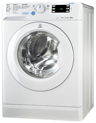 çamaşır makinesi Indesit XWE 91282X W fotoğraf, özellikleri