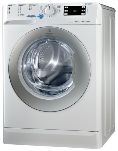 Tvättmaskin Indesit XWE 91283X WSSS Fil, egenskaper