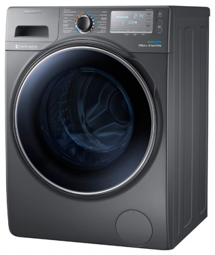 Tvättmaskin Samsung WD80J7250GX Fil, egenskaper