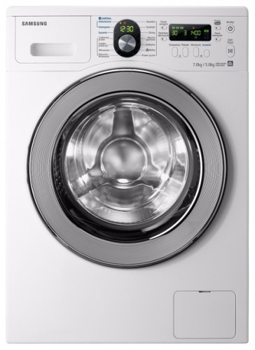वॉशिंग मशीन Samsung WD8704DJF तस्वीर, विशेषताएँ