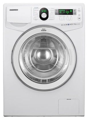 वॉशिंग मशीन Samsung WF1702YQC तस्वीर, विशेषताएँ