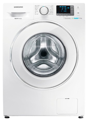 Tvättmaskin Samsung WF60F4E5W2W Fil, egenskaper