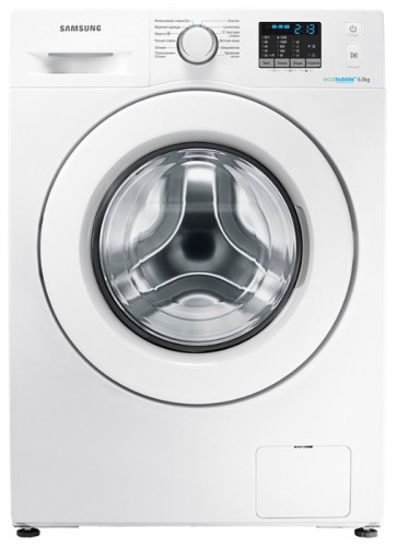 Máquina de lavar Samsung WF6EF4E0W2W Foto, características