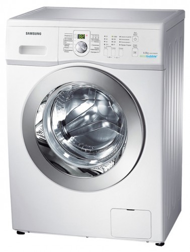 वॉशिंग मशीन Samsung WF6MF1R2W2W तस्वीर, विशेषताएँ