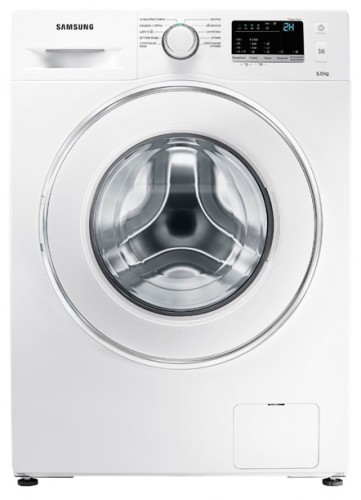Vaskemaskine Samsung WW60J3090JW Foto, Egenskaber