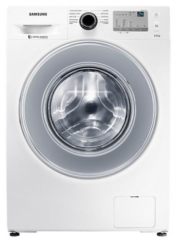 çamaşır makinesi Samsung WW60J3243NW fotoğraf, özellikleri