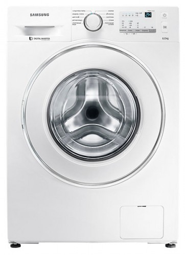 çamaşır makinesi Samsung WW60J3247JW fotoğraf, özellikleri